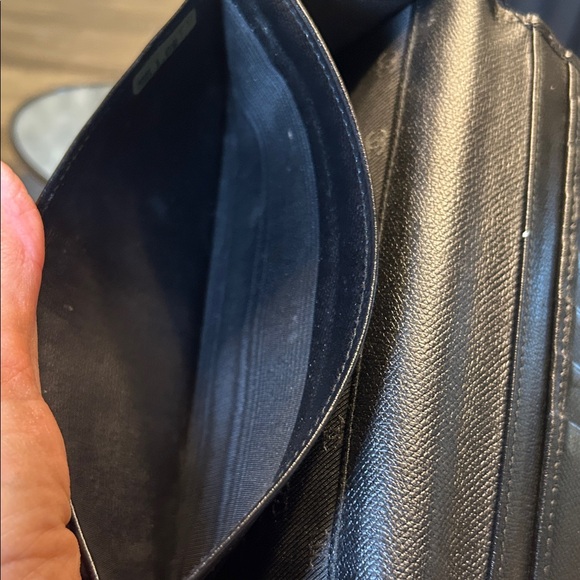 108. CHANEL Black Leather CoCo Button Wallet-COA - Picture 11 of 16